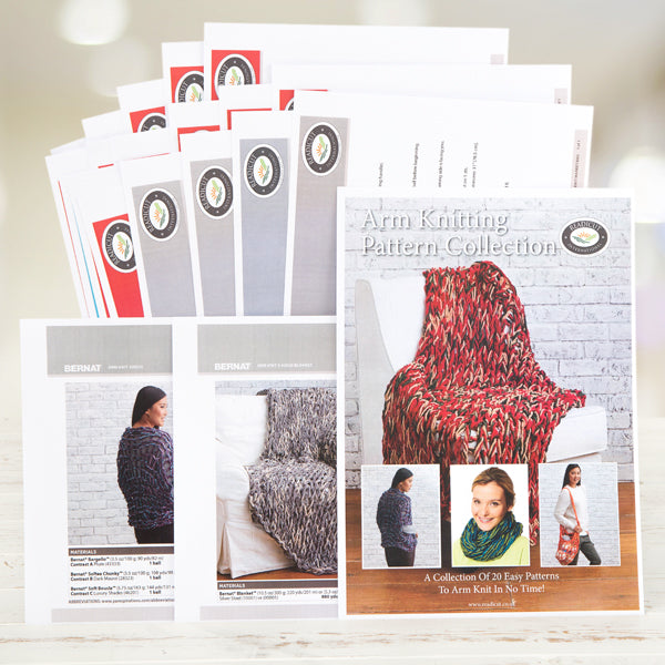 Arm Knitting Pattern Collection - 20 Patterns