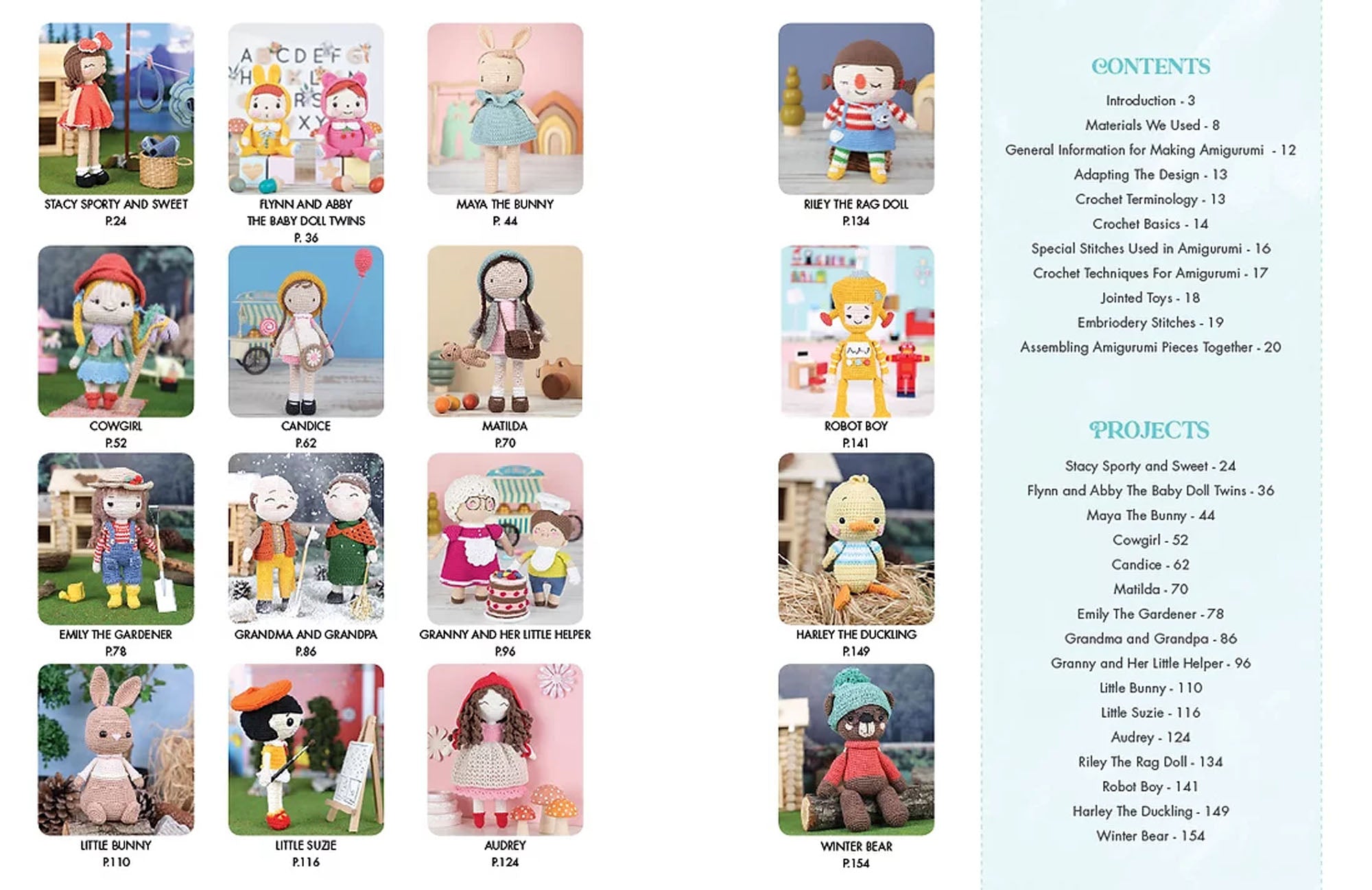 CROCHET BOOK - Hello Amigurumi - Happy Childhood Days