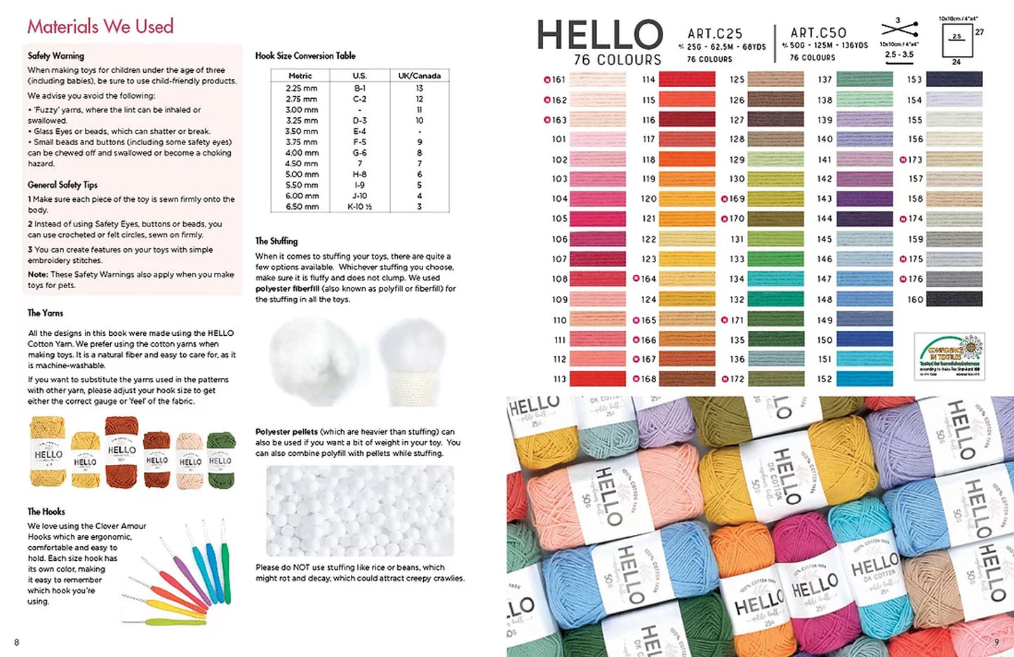 Hello Amigurumi - Happy Childhood Days Book & Hello Yarn Starter Pack