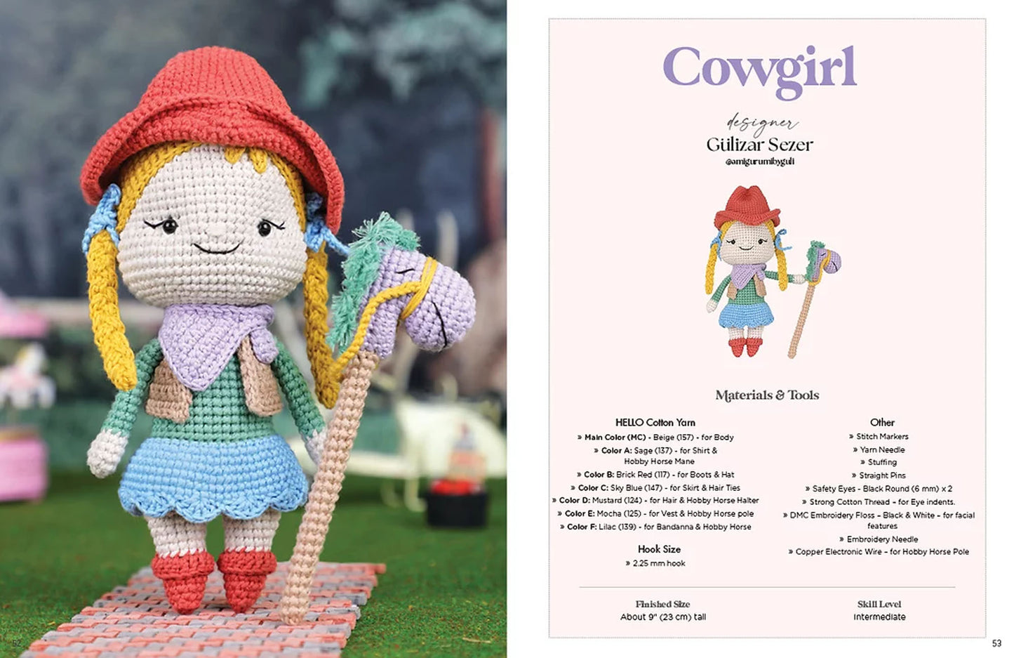 CROCHET BOOK - Hello Amigurumi - Happy Childhood Days
