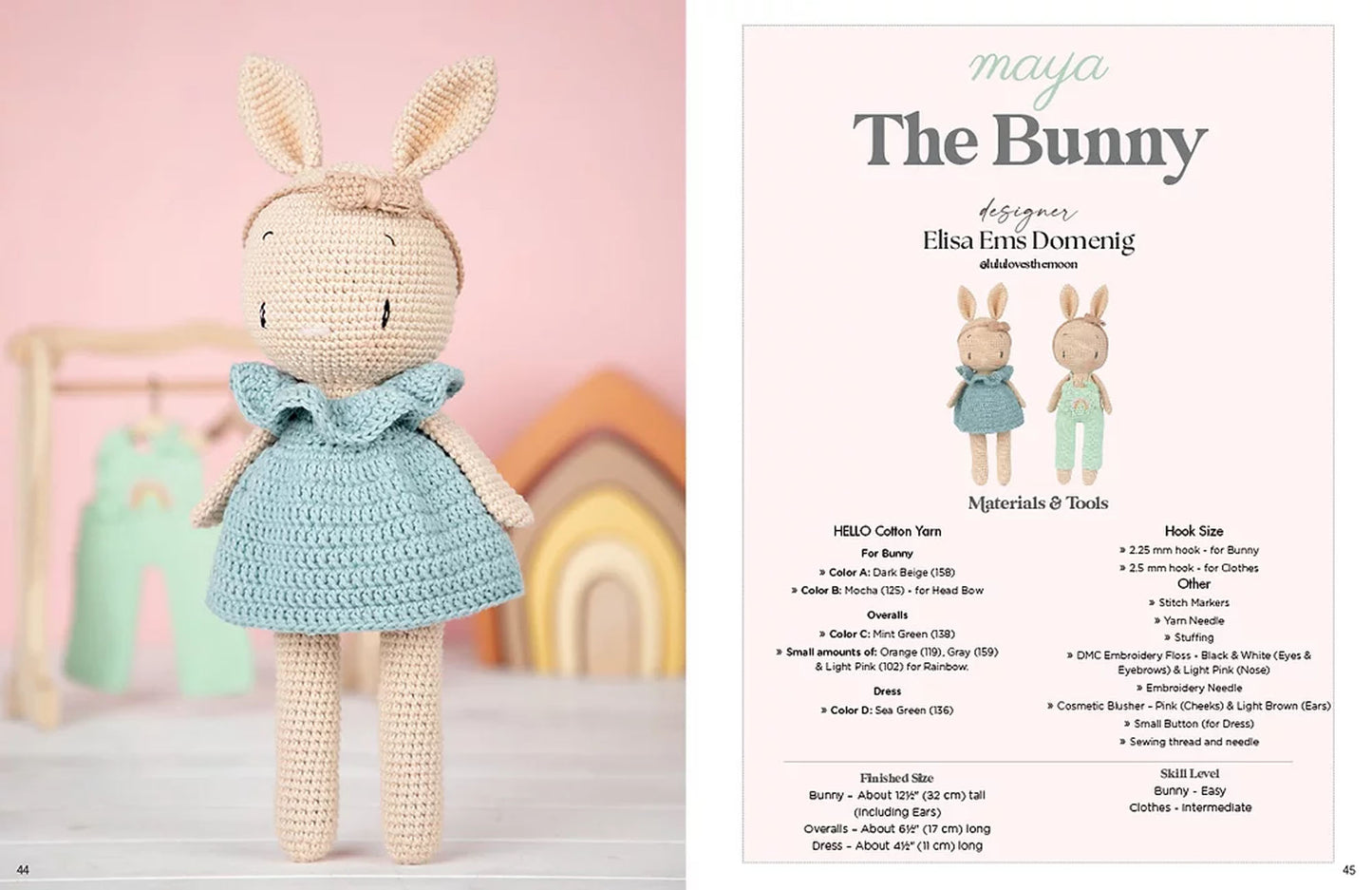 CROCHET BOOK - Hello Amigurumi - Happy Childhood Days
