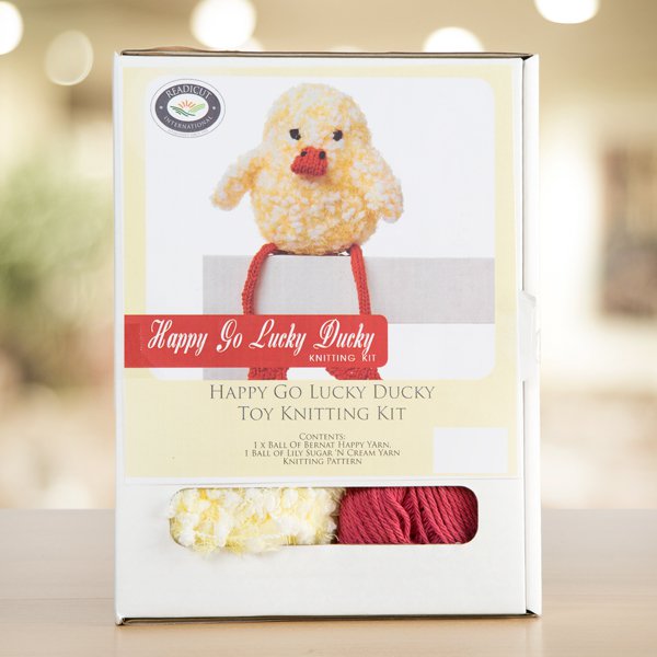 Bernat Happy Go Lucky Ducky Knitting Kit