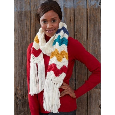 CROCHET PATTERN - Roving - Mountain Peaks Scarf