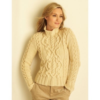 KNITTING PATTERN - Super Value - Cable Sweater