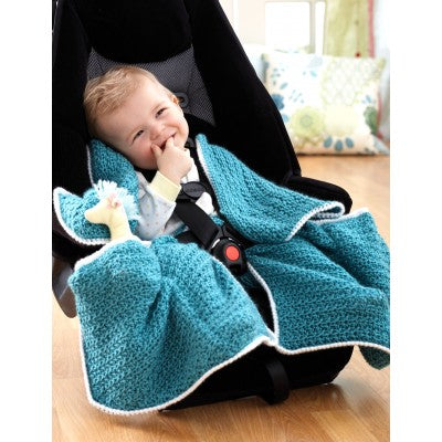 CROCHET PATTERN - Softee Baby - Car Seat Blanket