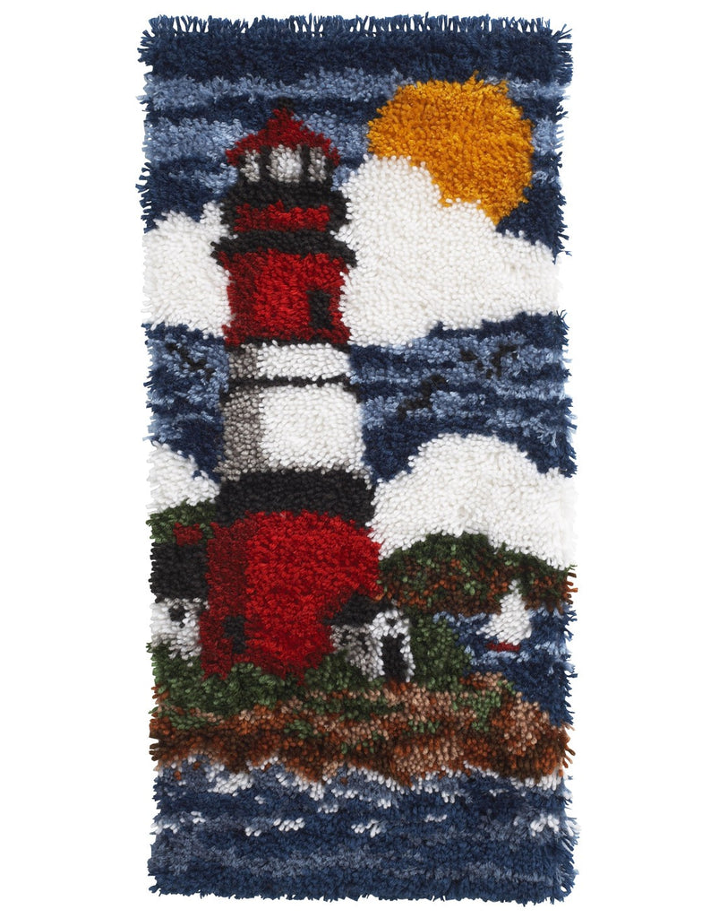 Wonderart Latch Hook Rug Kit Lighthouse 40x86cm