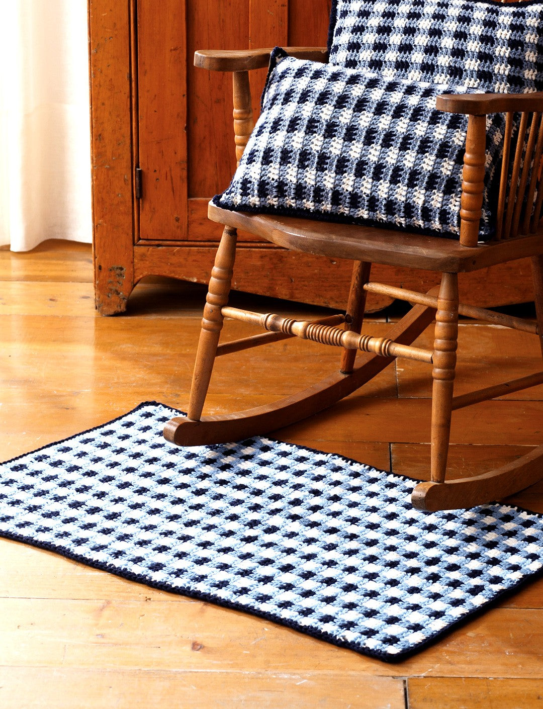 Lily Sugar 'N Cream - Gingham Check Rug (Digital Download)