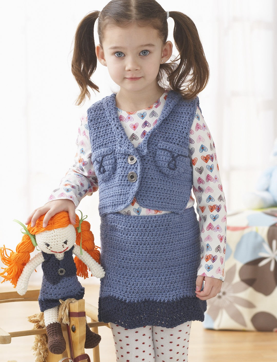 Lily Sugar 'N Cream - Denim Skirt & Vest (Digital Download)