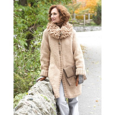KNITTING PATTERN - Roving - Long Cardigan with Collar