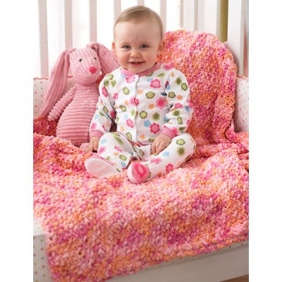 KNITTNG PATTERN - Baby Blanket - Corner to Corner Seed Stitch Knitting Pattern