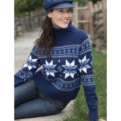 KNITTING PATTERN - Satin - Snowflake Sweater