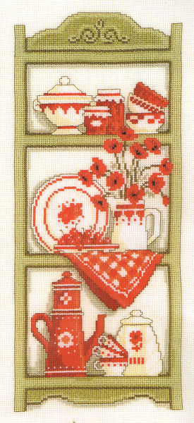 Vervaco Cross Stitch Kit Kitchen Dresser 14ct PN-0012174