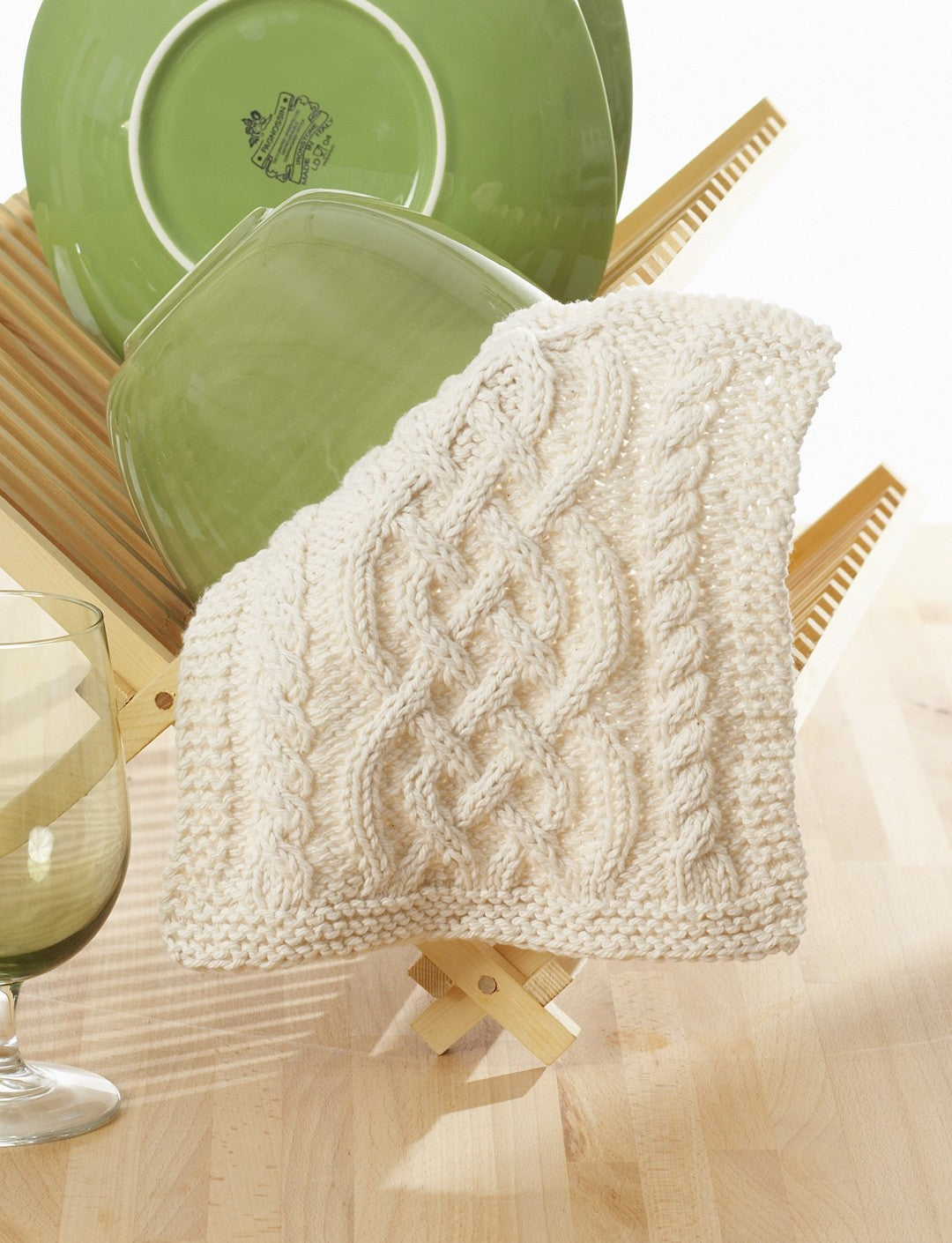 Lily Sugar 'N Cream - Celtic Cables Dishcloth (Digital Download)