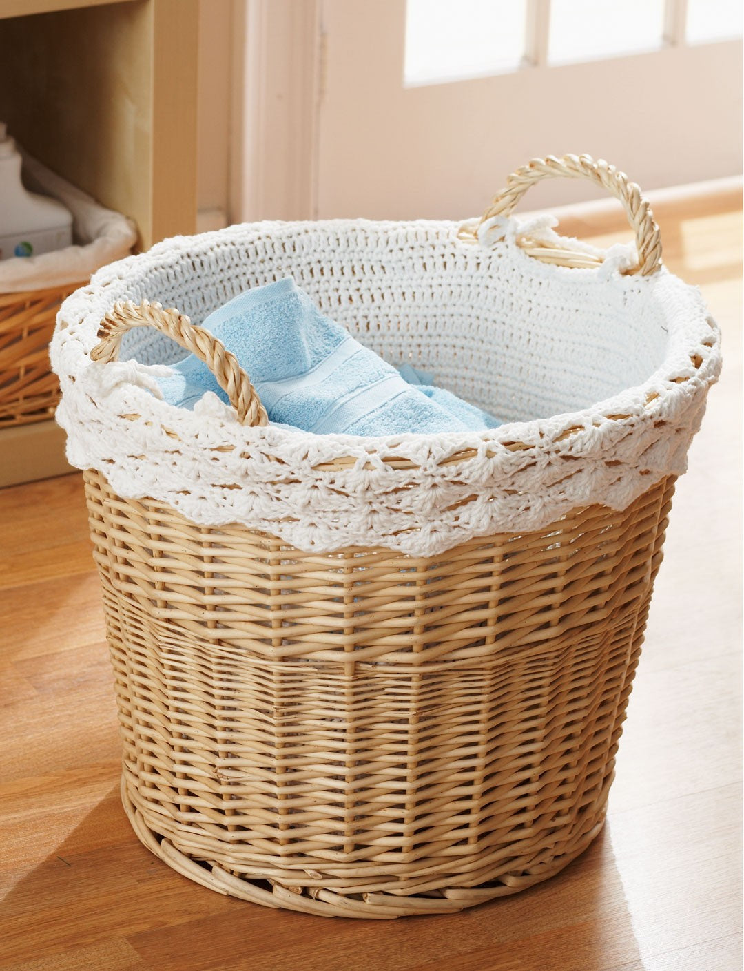 CROCHET PATTERN - Sugar 'N Cream Basket Lining