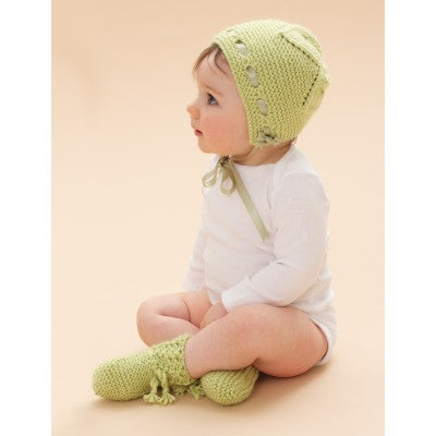 KNITTING PATTERN - Softee Baby - Leaf & Lace Set