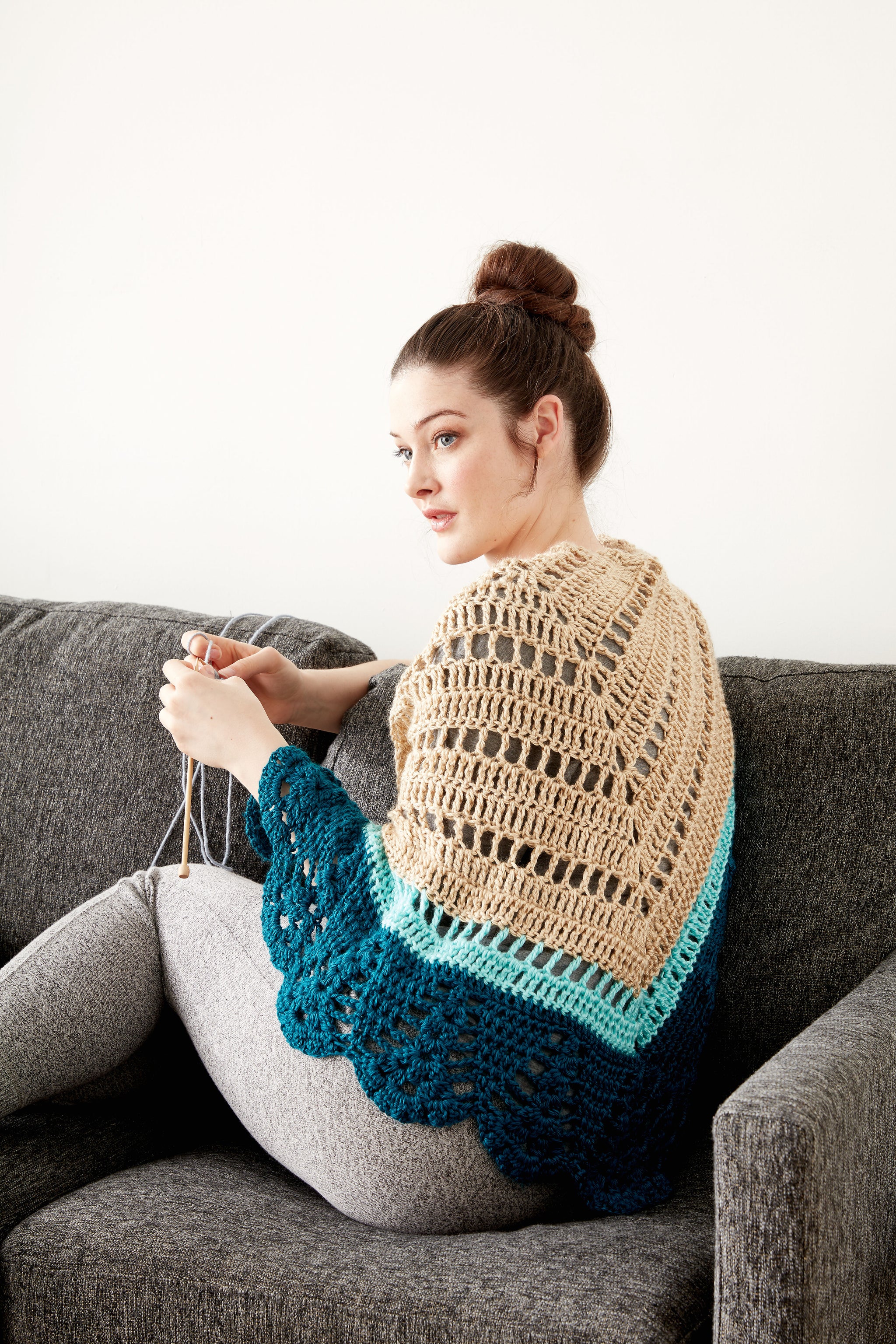 CROCHET PATTERN - Comfort Shawl