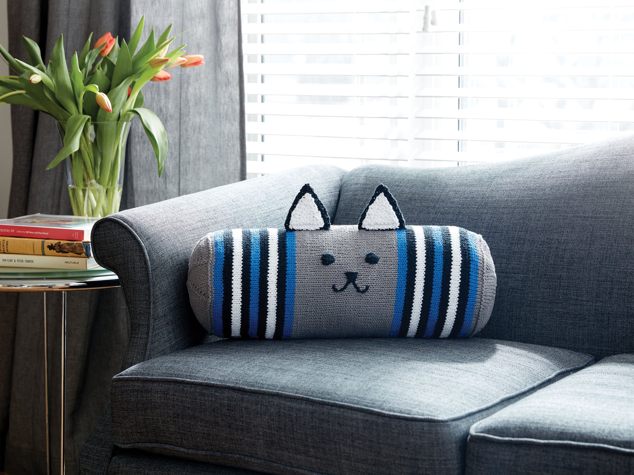 KNITTING PATTERN - Kitty Bolster