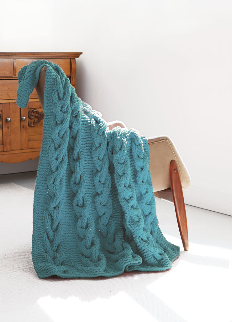 KNITTING PATTERN - Cable Afghan