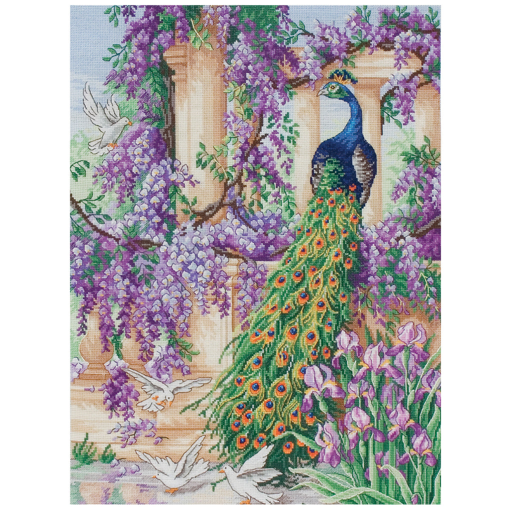 Counted Cross Stitch Kit: Maia Collection: The Peacock