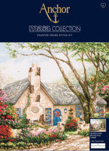 Counted Cross Stitch Kit: Maia Collection: Morning Glory Cottage