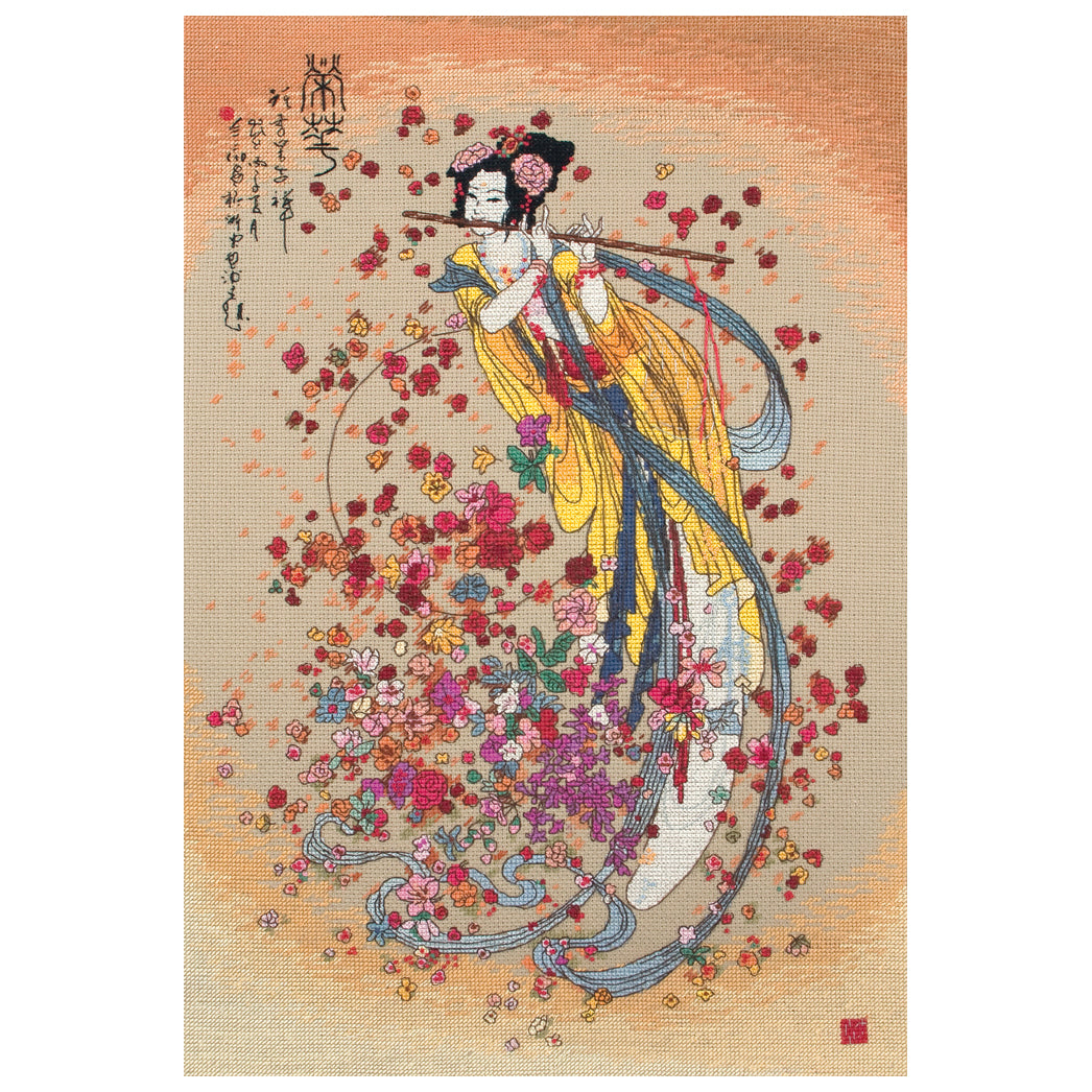 Counted Cross Stitch Kit: Maia Collection: Goddess of Prosperity