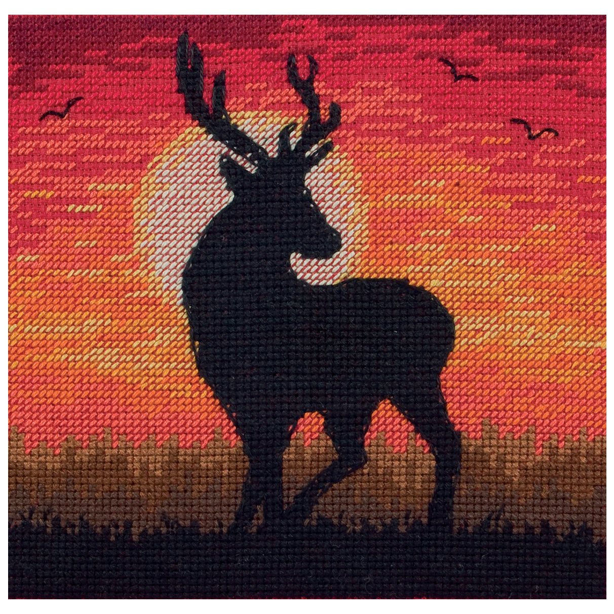 Counted Cross Stitch Kit: Majestic Sunset