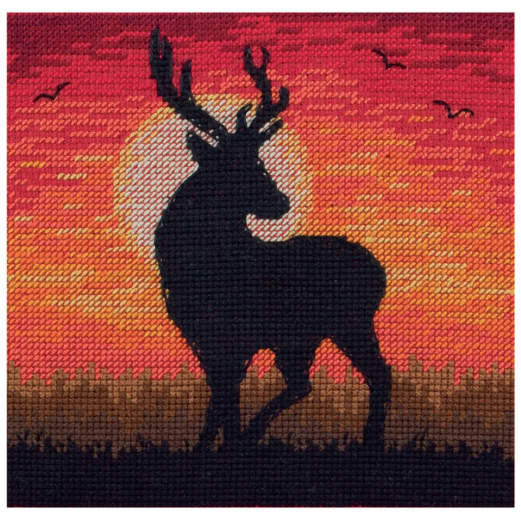 Counted Cross Stitch Kit: Majestic Sunset