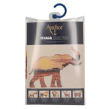 Counted Cross Stitch Kit: Maia Collection: Elephant Silhouette