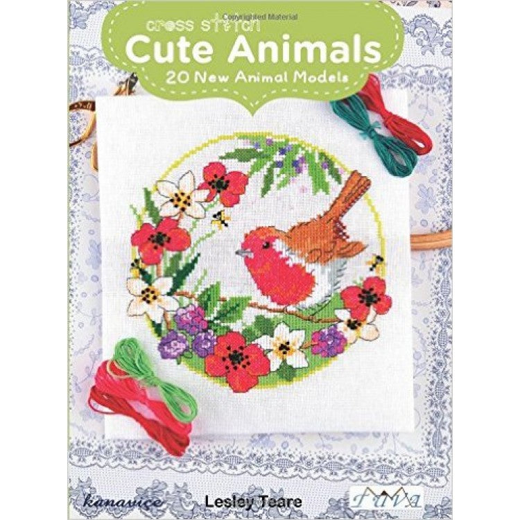 Cross Stitch Cute Animals - 20 New Animal Models by Lesley Teare
