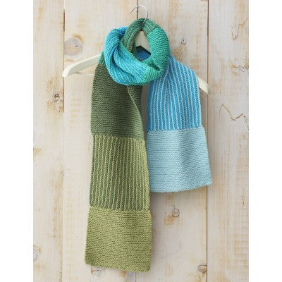 KNITTING PATTERN - Lily Sugar 'n Cream - Shifting Colours Scarf