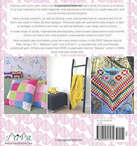 CROCHET BOOK - Colourful Crochet With More Than 20 New Crochet Projects by Marianne Dekkers-Roos