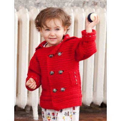 CROCHET PATTERN - Pea-wee Coat Crochet Pattern