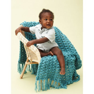 CROCHET PATTERN - Softee Baby - Hairpin Lace Blanket
