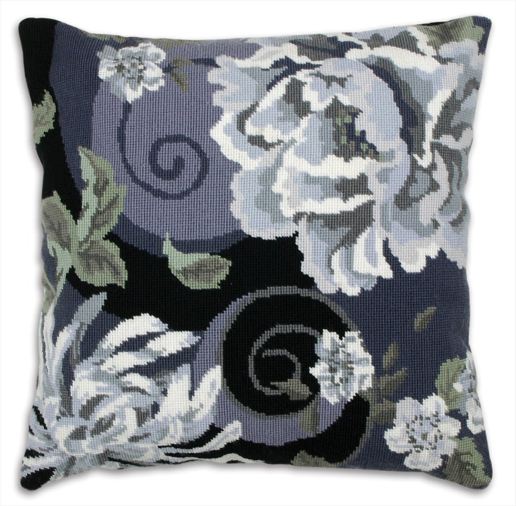 Anchor Tapestry Cushion Kit Floral Swirl In Black ALR02