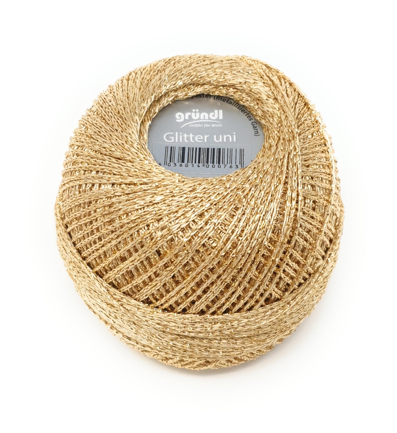 Grundl Glitter Uni Crochet Thread 25g