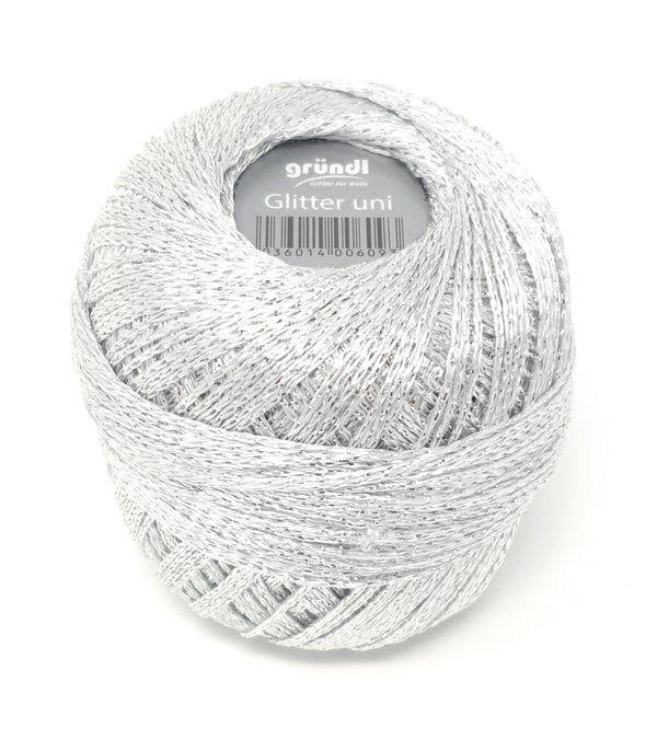 Grundl Glitter Uni Crochet Thread 25g