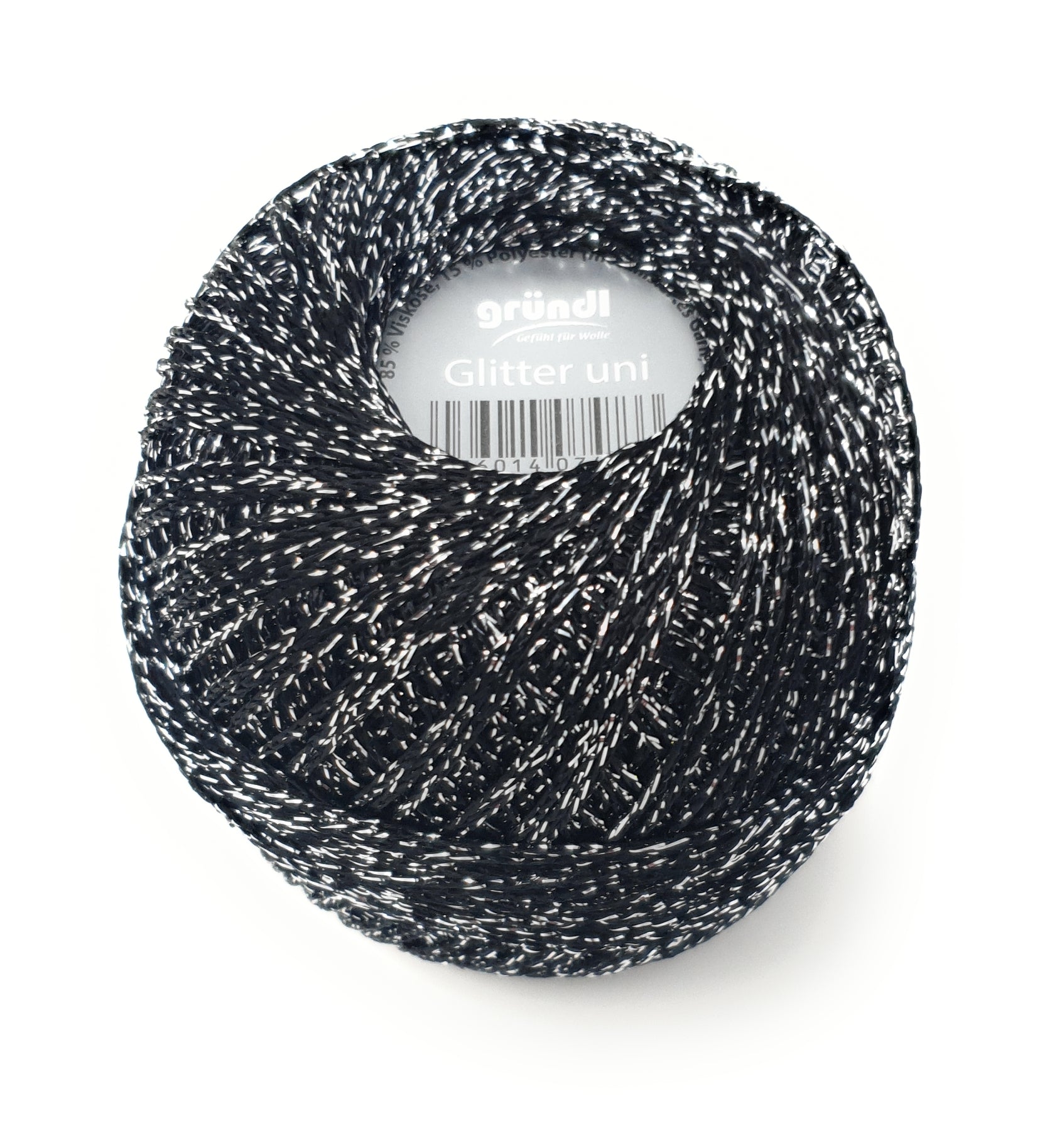 Grundl Glitter Uni Crochet Thread 25g