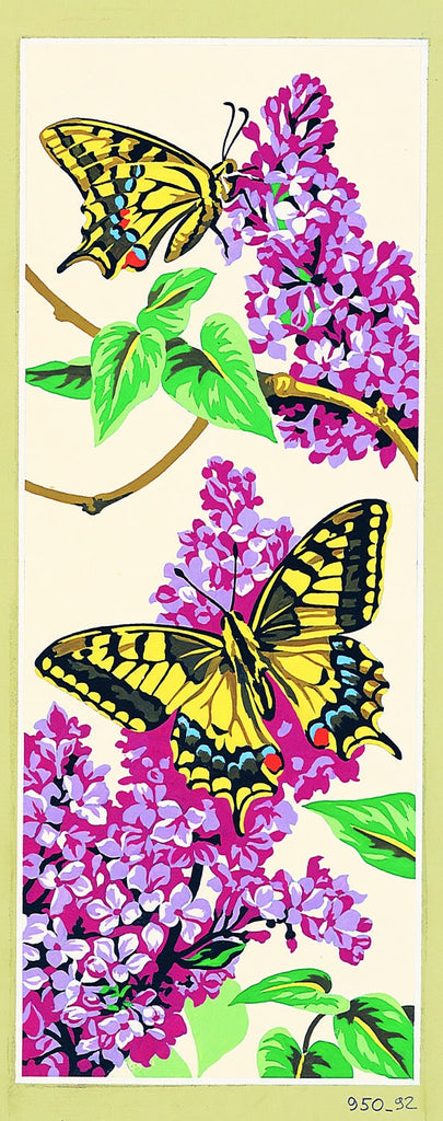 SEG Printed Tapestry Canvas - 19 x 50cm - Butterflies