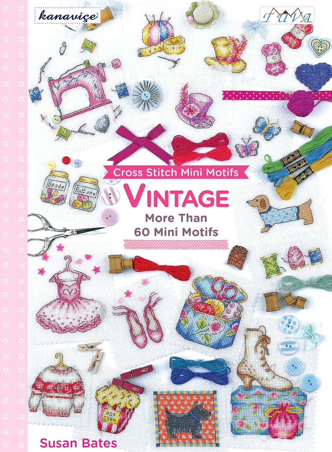 7 Books - Cross Stitch Motif Book Collection