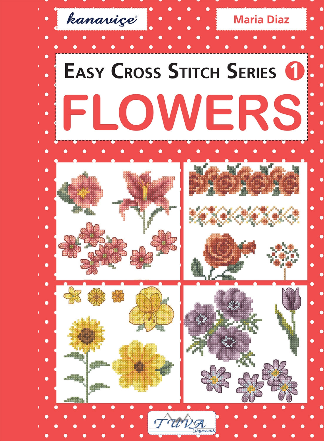 7 Books - Cross Stitch Motif Book Collection
