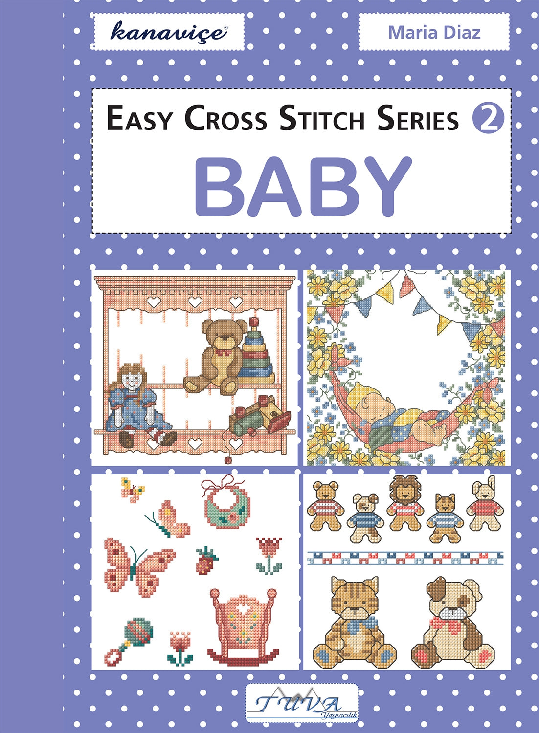 7 Books - Cross Stitch Motif Book Collection