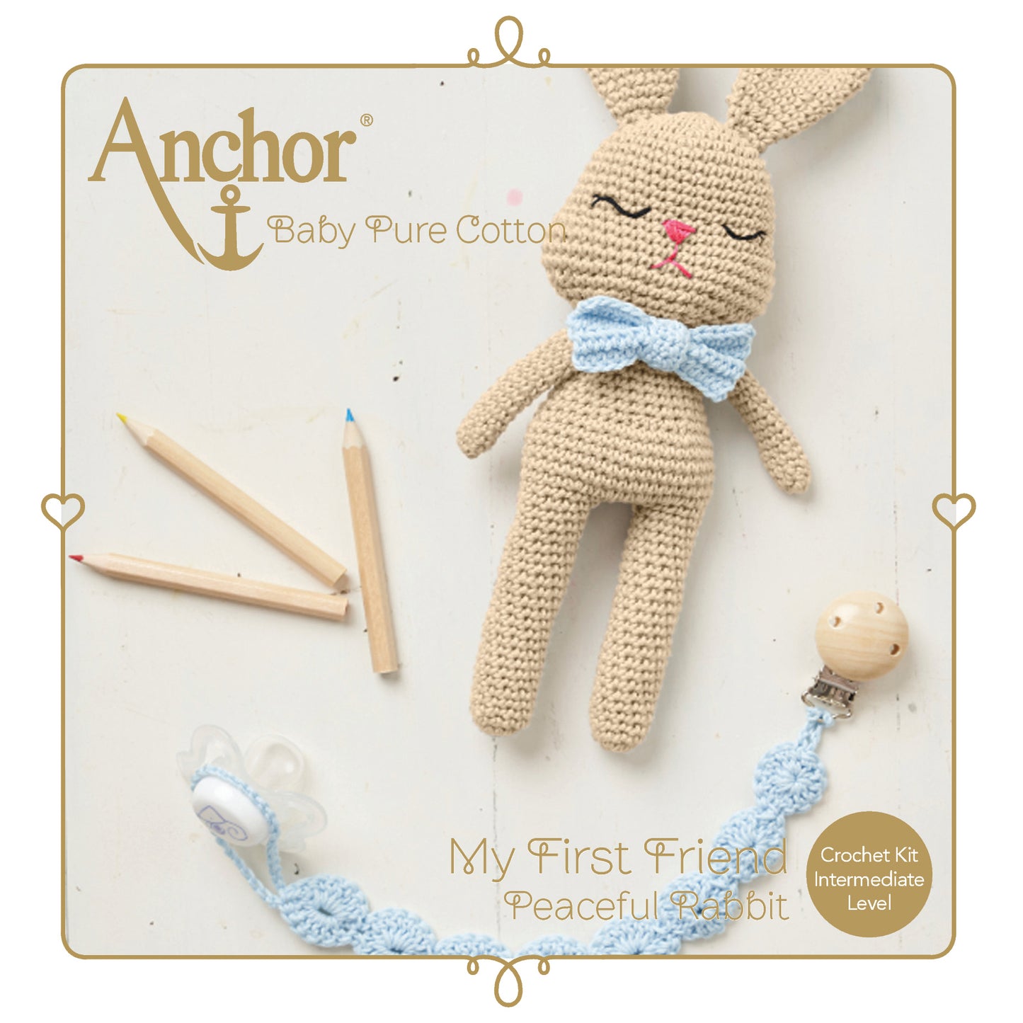 Crochet Kit: Baby Pure Cotton: Amigurumi Rabbit