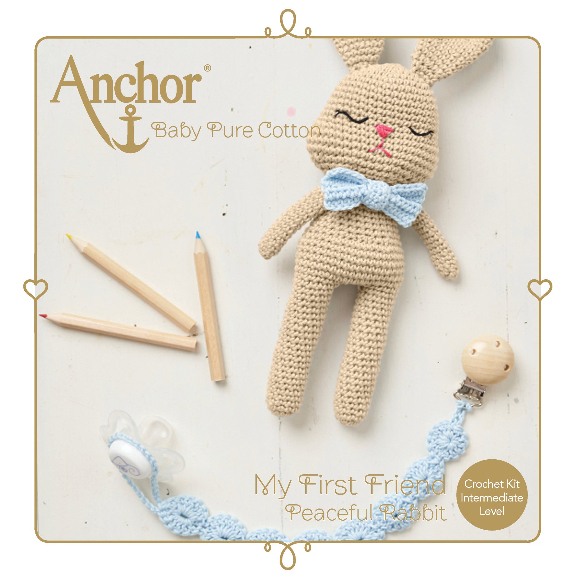 Crochet Kit: Baby Pure Cotton: Amigurumi Rabbit