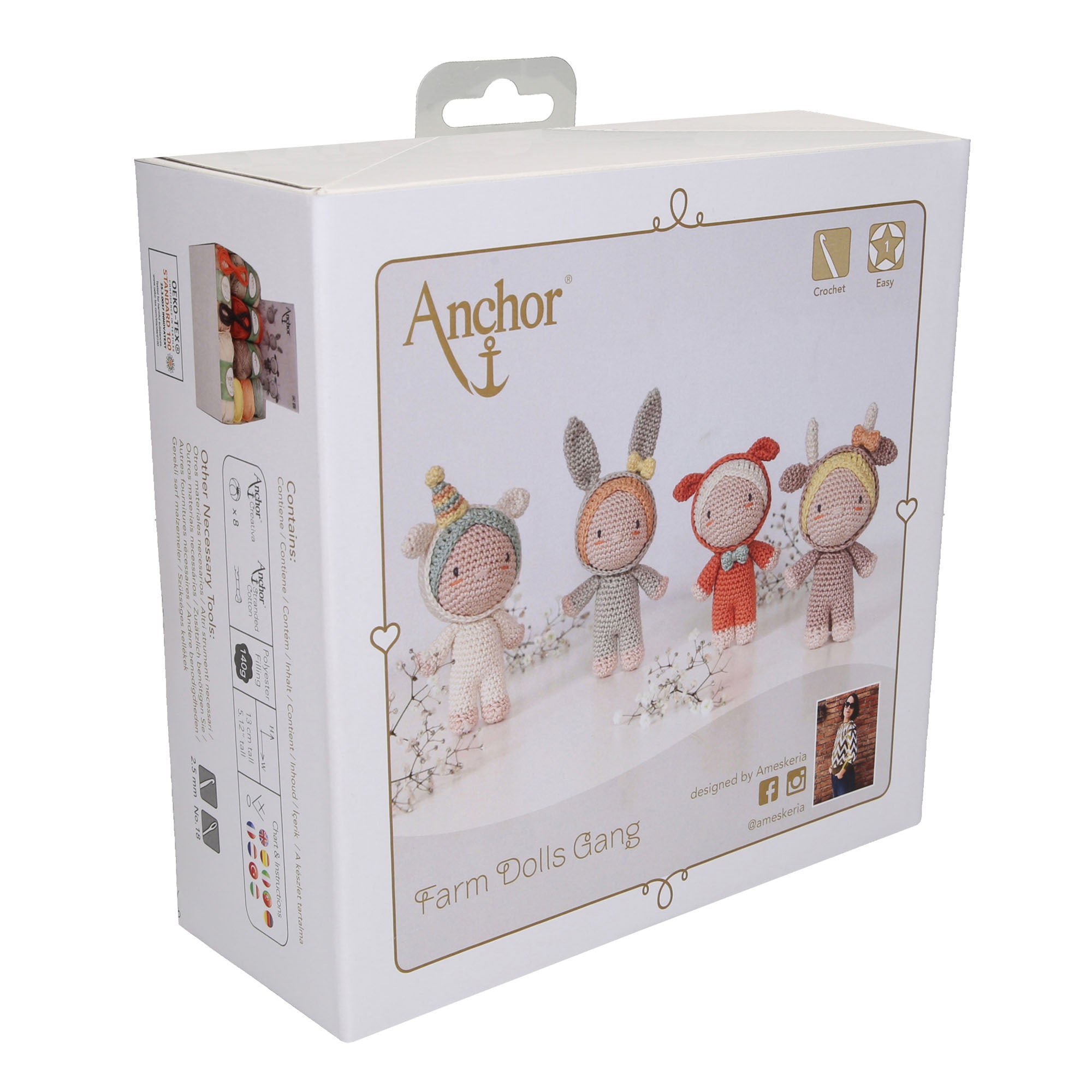 Crochet Kit: Creativa: Farm Dolls Gang