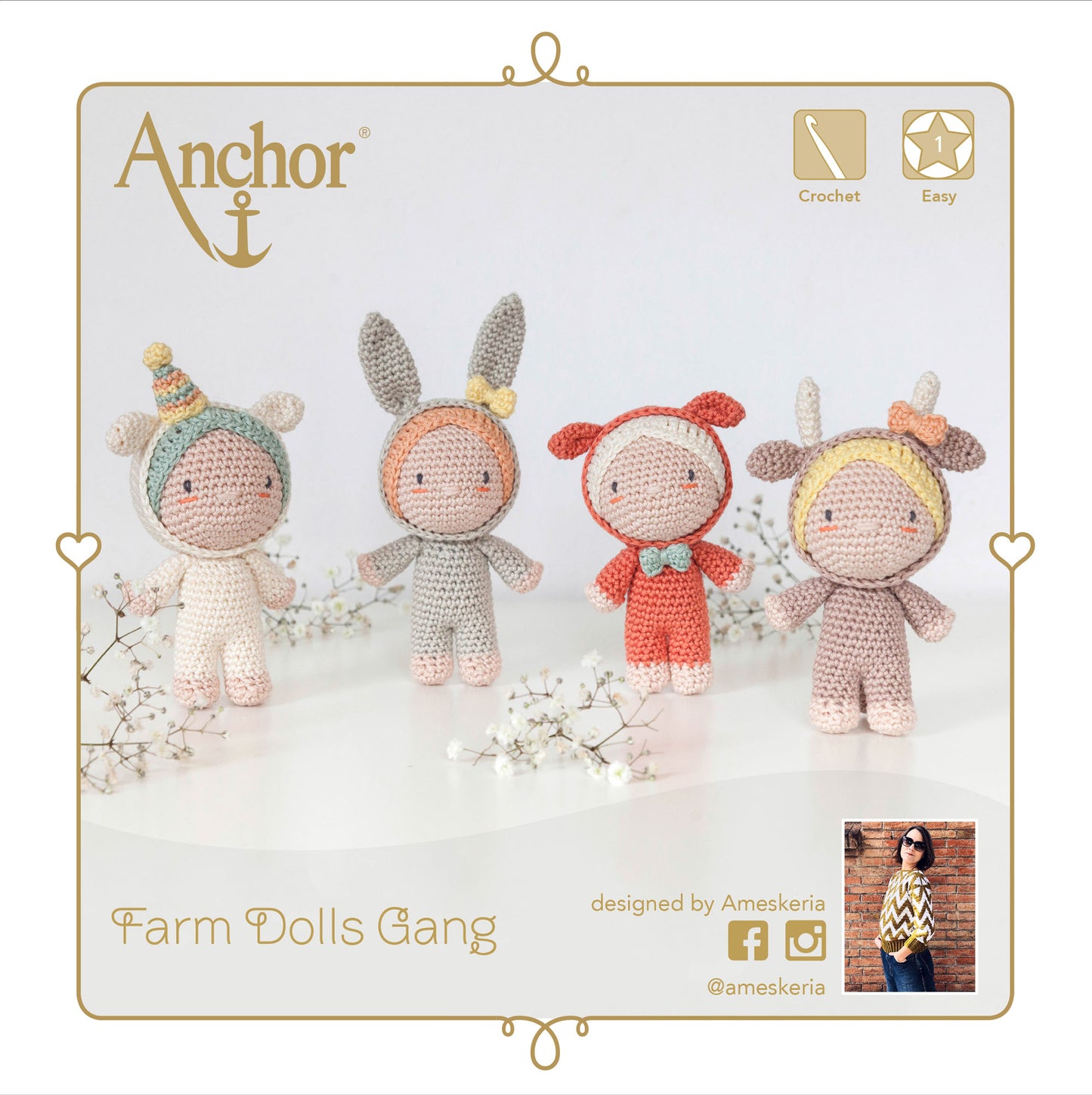Crochet Kit: Creativa: Farm Dolls Gang