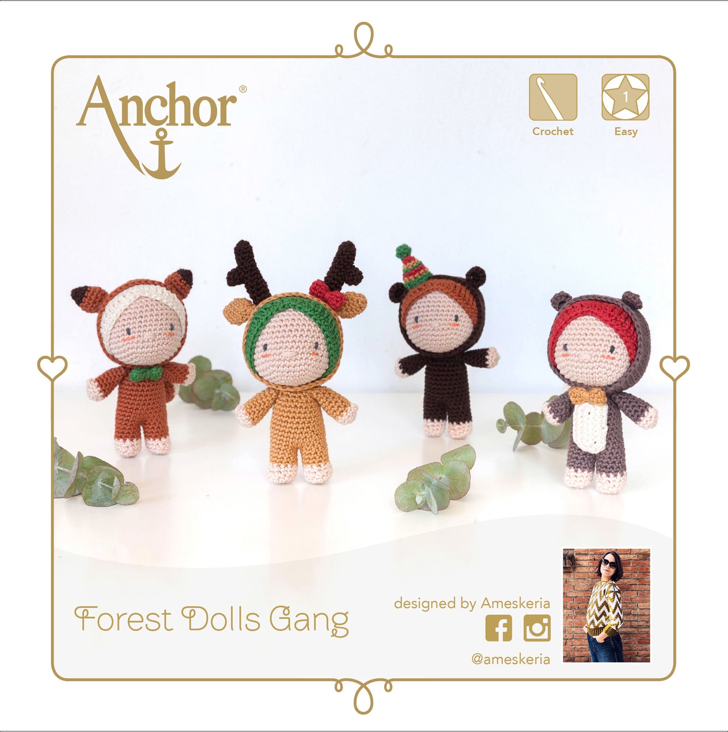 Crochet Kit: Creativa: Forest Dolls Gang