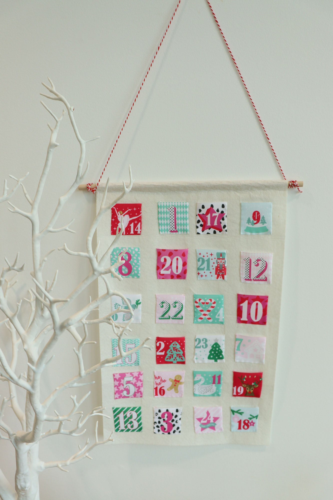 Make-Your-Own Advent Calendar Kit - White