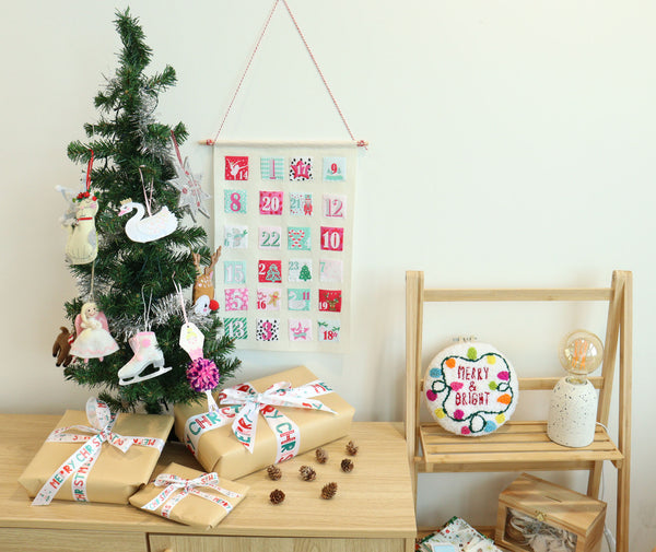 Make-Your-Own Advent Calendar Kit - White