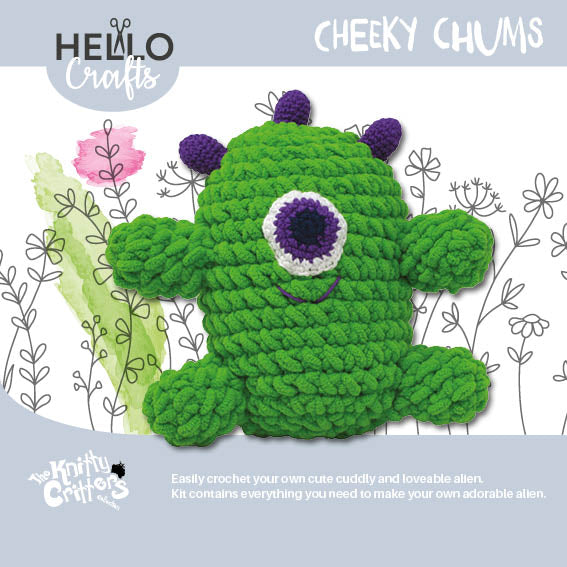 Knitty Critters - Cheeky Chums - Alien
