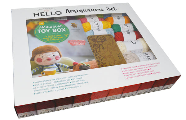 Hello Cotton Amigurumi Set (Amigurumi Toy Box)
